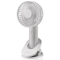 Портативный вентилятор K37 с зажимом 2000mAh White