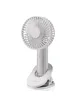Портативний вентилятор K37 із затискачем 2000mAh White