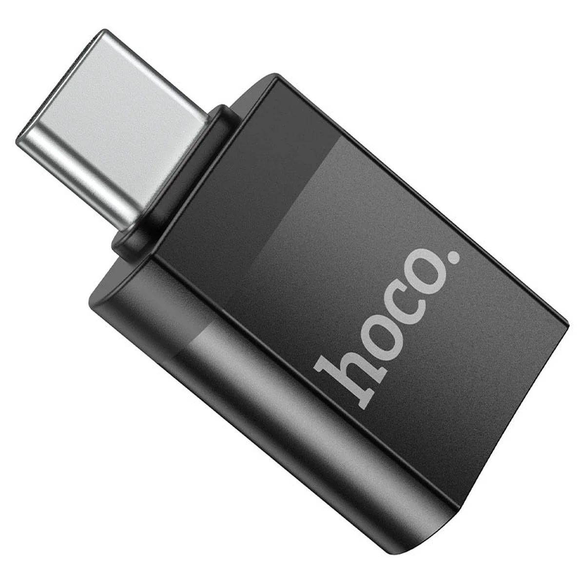 Переходник Hoco UA17 Type-C Male to USB Female USB3.0  Черный