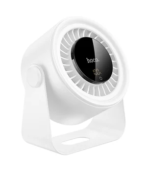 Настольный вентилятор Hoco HX66 desktop circulating fan 3000 mAh White Настольный вентилятор Hoco HX66 desktop circulating fan 3000 mAh White