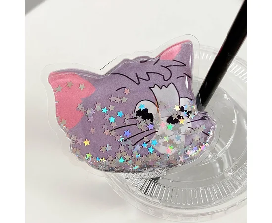 Держатель для телефона круглый (liquid shine) Том/Синий