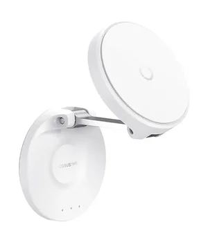 Держатель для телефона Baseus MagPro Magnetic Foldable Phone Mount (B10564101) White