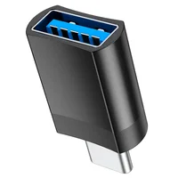 Переходник Hoco UA17 Type-C Male to USB Female USB3.0  Черный