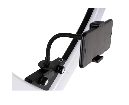 Кольцевая лампа Black Heart, d-18, 48 см Черный