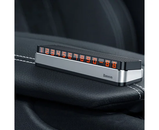 Парковочная карта Baseus Moonlight Box Series Temporary Серебряный