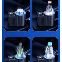 Автомобильный подстаканник для охлаждения воды Usams Car Quick Cooling Smart Cup US-ZB230 Темно-серый