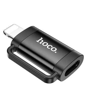 Перехідник Hoco UA31B OTG Lightning male to Type-C female Black