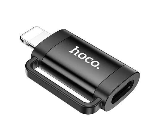 Переходник Hoco UA31B OTG Lightning male to Type-C female Black