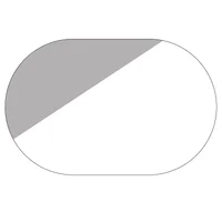 Пленка антидождь на стекло Baseus Rainproof Film 150*100 (2 шт/овал)  Прозрачный