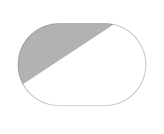 Пленка антидождь на стекло Baseus Rainproof Film 150*100 (2 шт/овал)  Прозрачный