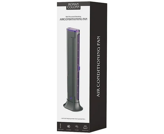Настольный вентилятор F3 Tower Fan 3 speeds with battery 1200 mAh Purple