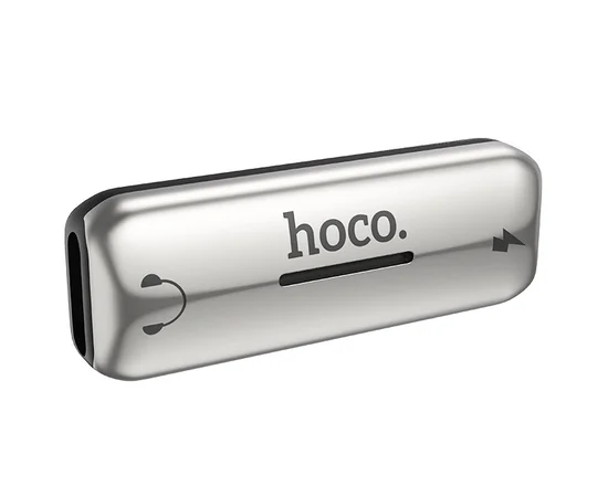 Переходник Hoco LS27 Dual Lightning Стальной