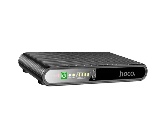 Источник бесперебойного питания Hoco DB63 Portable DC UPS для роутеров 5V/9V/12V 10000 mAh Black