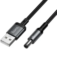 Кабель питания для роутера/модема Hoco X129 Advantage USB-DC 5V (1m) Black