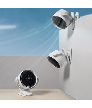 Настольный вентилятор F7 с зажимом 4000mAh White Настольный вентилятор F7 с зажимом 4000mAh White