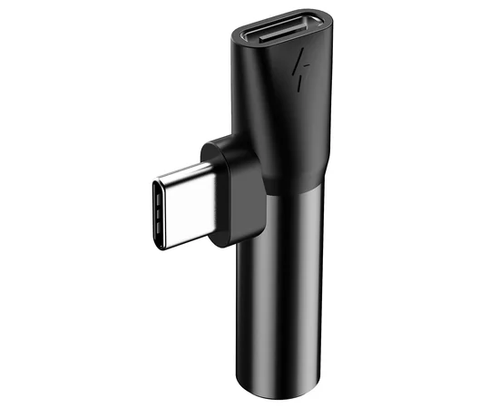 Переходник Baseus L41 Type-C to Type-C + 3.5mm (CATL41) Черный