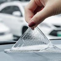 Держатель в машину для телефона (антискользящий) Baseus Folding Bracket Прозрачный