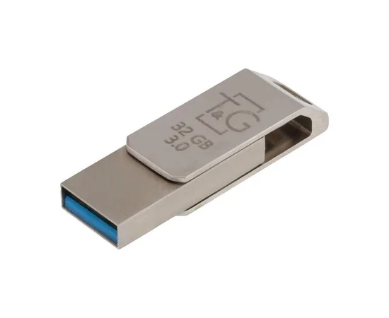 Флеш-драйв T&G 008 Metal series USB 3.0 - Lightning 32GB Серебряный