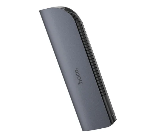 Переходник HUB Hoco HB13 Type-C Серый