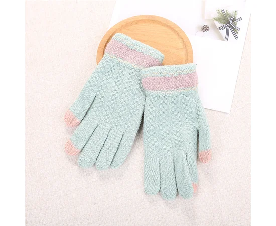 Перчатки сенсорные Lovely Series Бирюзовый