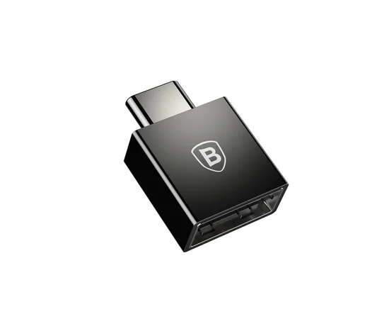 Переходник Baseus Exquisite Type-C Male to USB Female (CATJQ) Черный