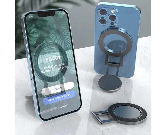 Подставка магнитная MagSafe for Apple FY25-C Black