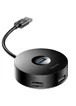Переходник HUB Baseus Round Box USB to USB 3.0 + 3USB 2.0 (CAHUB-F) Черный