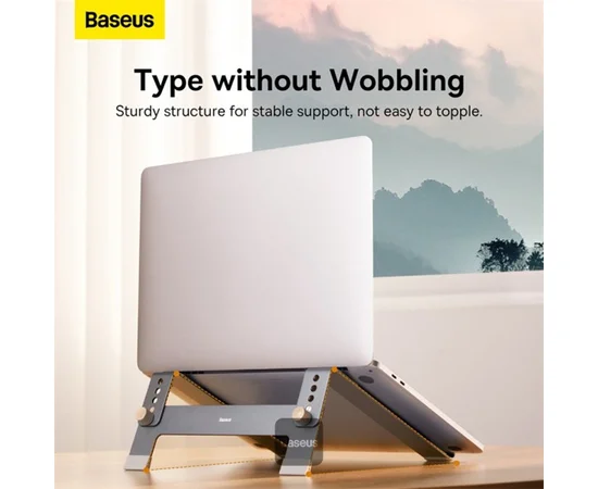 Підставка для ноутбука Baseus UltraStable (4-Gear Adjustable) (B10053100811-00) Space grey