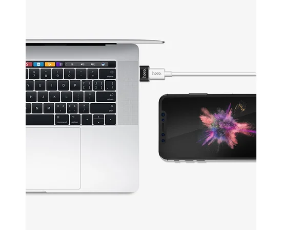 Переходник Hoco UA6 OTG USB Female to Type-C Male Черный