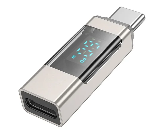 Переходник Borofone BV25 Type-C male to Type-C female Gray