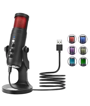 Микрофон конденсаторный для гейминга JMARY MC-PW9 Black Микрофон конденсаторный для гейминга JMARY MC-PW9 Black