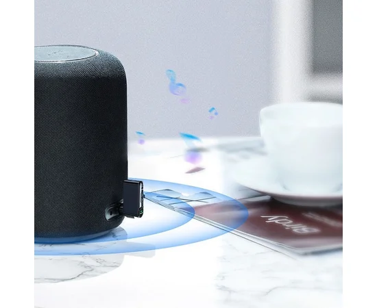 Адаптер Baseus AUX Qiyin Car Bluetooth Receiver (WXQY) Черный