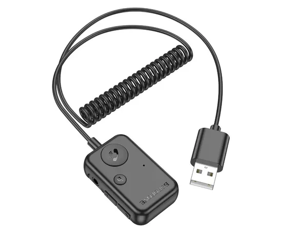 Bluetooth аудио ресивер Borofone BC49 June (USB-A) Black