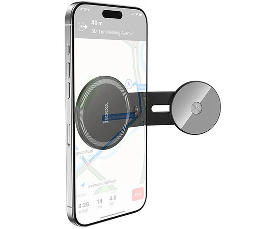 Магнитный держатель Hoco H93 Stable magnetic MagSafe for Apple Black