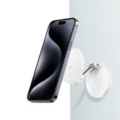 Тримач для телефону Baseus MagPro Magnetic Foldable Phone Mount (B10564101) White