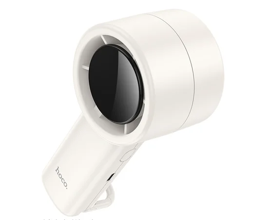 Портативний вентилятор Hoco HX63 Fashion high-speed handheld fan 2000 mAh White