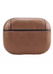Кожаный футляр Leather series для наушников AirPods Pro Светло-коричневый