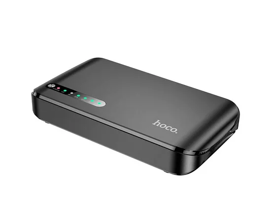 Источник бесперебойного питания Hoco DB62 Smart Mini UPS для роутеров 5V/9V/12V 20000 mAh Black