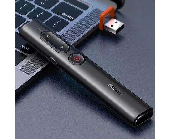 Лазерная указка Baseus Orange Dot PPT Presenter (Youth) Черный