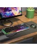 Игровая клавиатура + мышь Hoco GM12 Черный