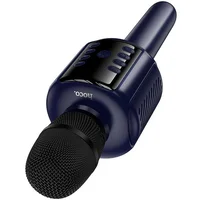 Караоке Микрофон-колонка Hoco L24 Shine Blue