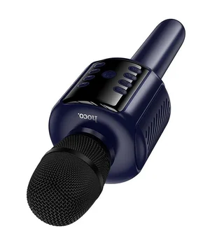 Караоке Мікрофон-колонка Hoco L24 Shine Blue