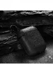 Кожаный футляр Leather series для наушников AirPods Черный
