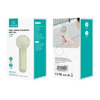 Портативный вентилятор Usams ZB288 Handheld mini fan 1200 mAh Green