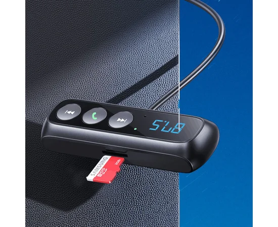 FM модулятор USAMS US-SJ503 Car Digital Display BT5.0 Черный