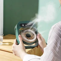 Настольный вентилятор Q8 с водяным охлаждением 1200 mAh Green