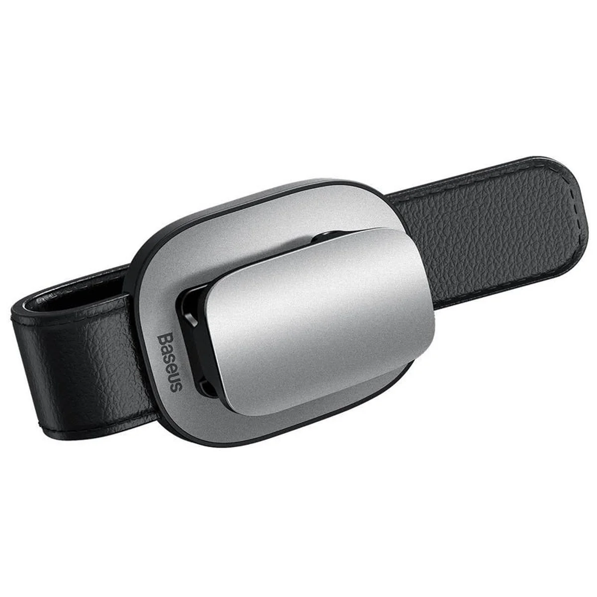 Держатель в машину для очков Baseus Platinum Vehicle (champing type) (ACYJN) Серебряный