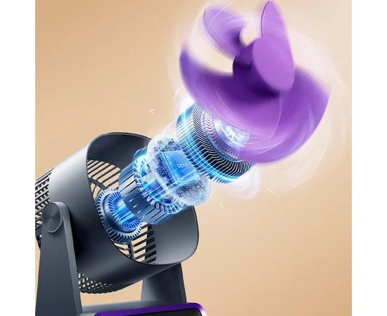 Настольный вентилятор F16 Smart 4000mAh Black