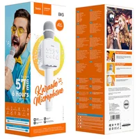 Караоке Микрофон-колонка Hoco BK5 Белый