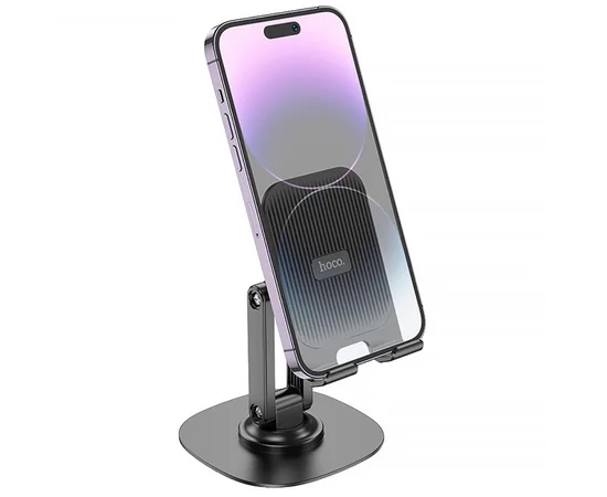 Подставка для телефона Hoco HD6 Winner dual-axis rotating Black